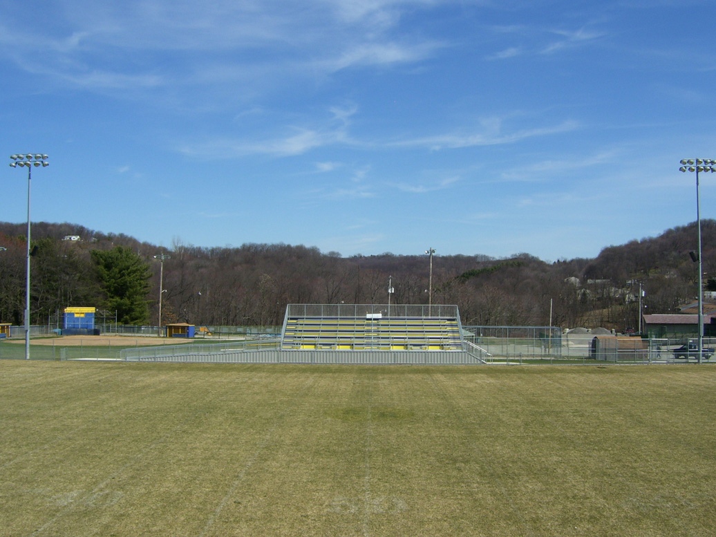 visitor side football grandstands