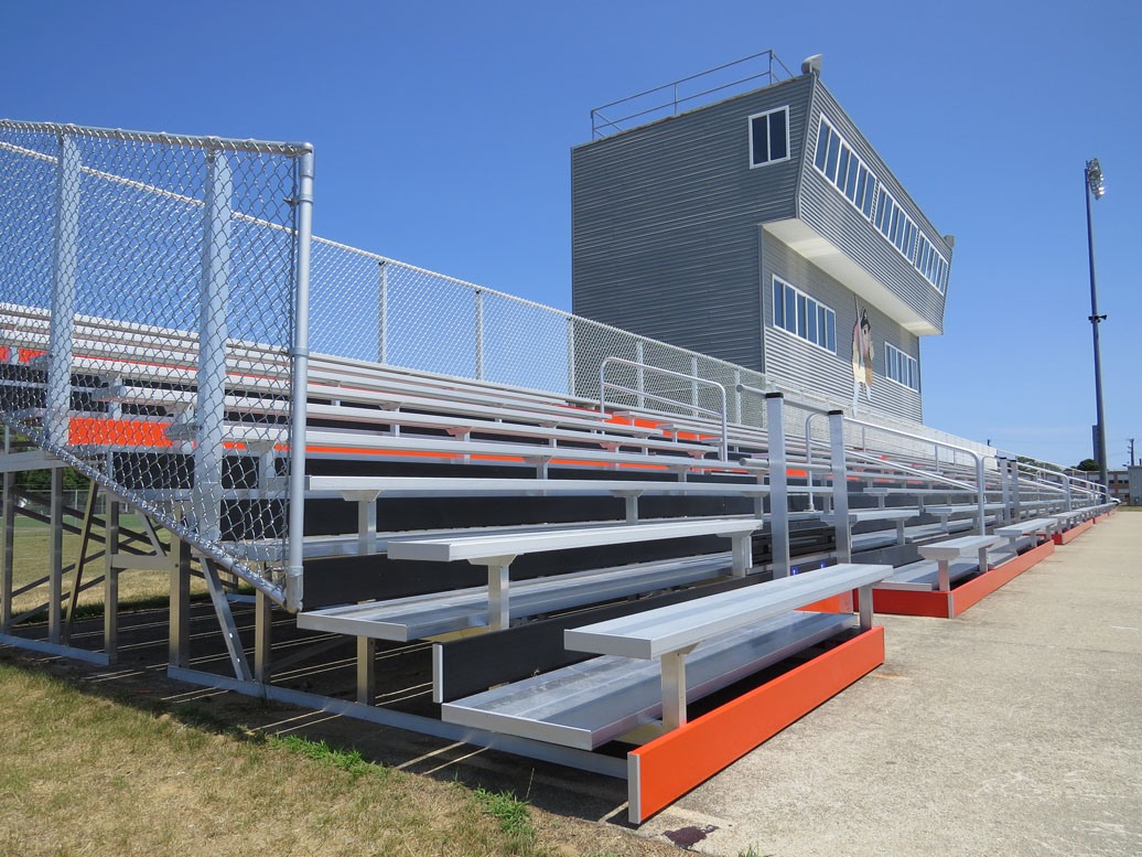 football bleachers