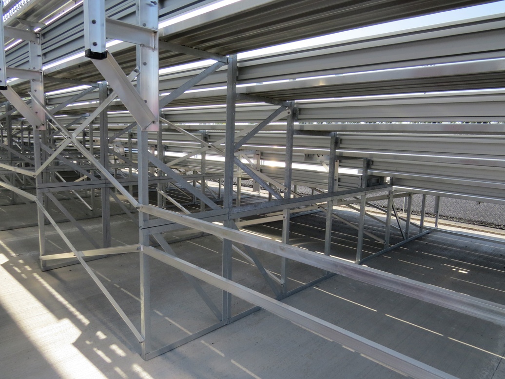 GALVANIZED BLEACHERS